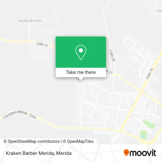 Kraken Barber Merida map