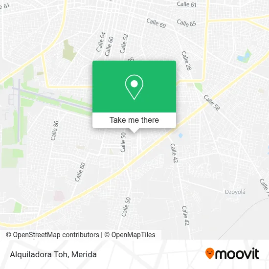 Alquiladora Toh map