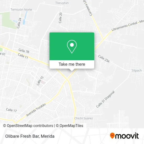 Olibare Fresh Bar map