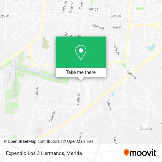 Expendio Los 3 Hermanos map