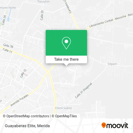 Guayaberas Elite map