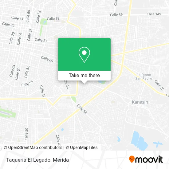 Taquería El Legado map