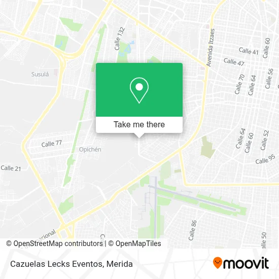 Cazuelas  Lecks Eventos map
