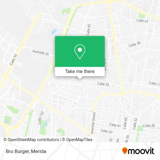 Bro Burger map
