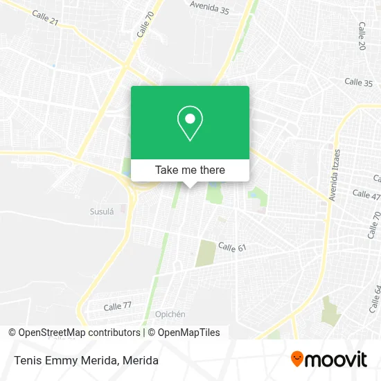 Tenis Emmy Merida map