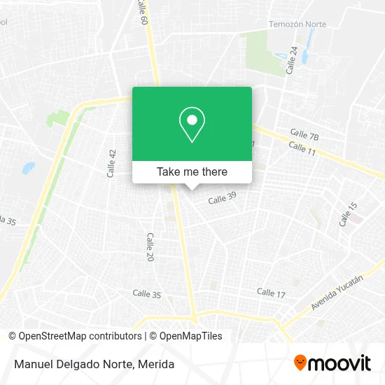 Manuel Delgado Norte map