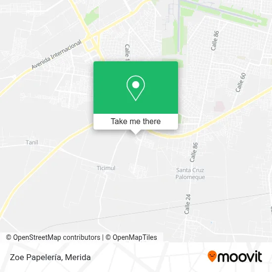 Zoe Papelería map