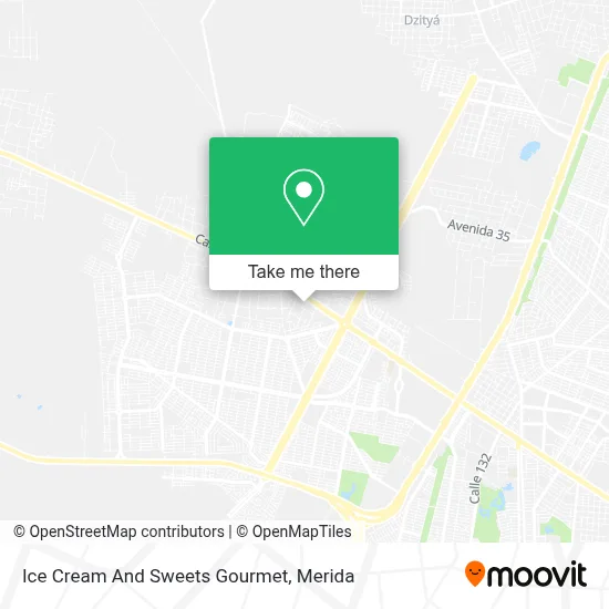 Ice Cream And Sweets Gourmet map