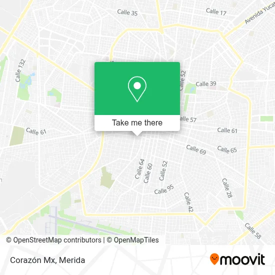 Corazón Mx map