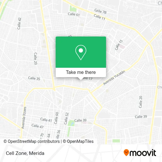 Cell Zone map