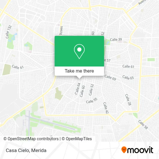 Casa Cielo map