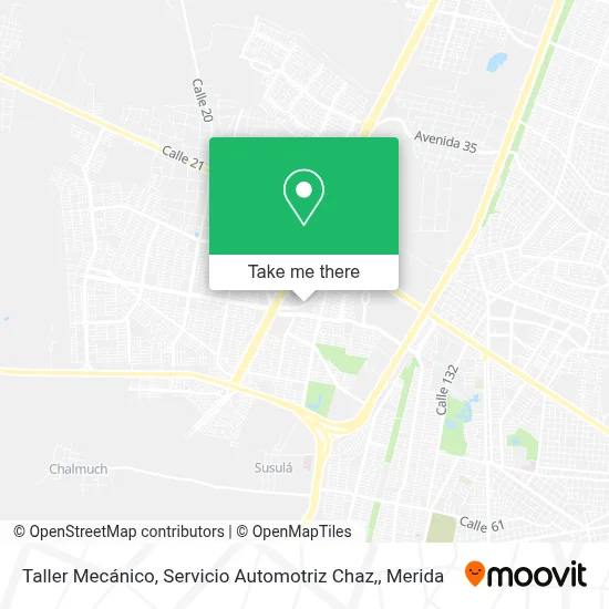 Taller Mecánico, Servicio Automotriz Chaz, map