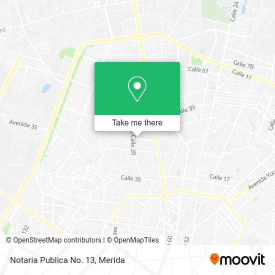 Notaria Publica No. 13 map