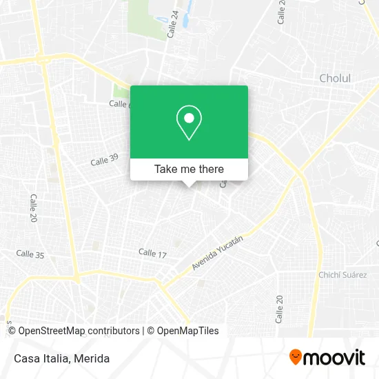 Casa Italia map