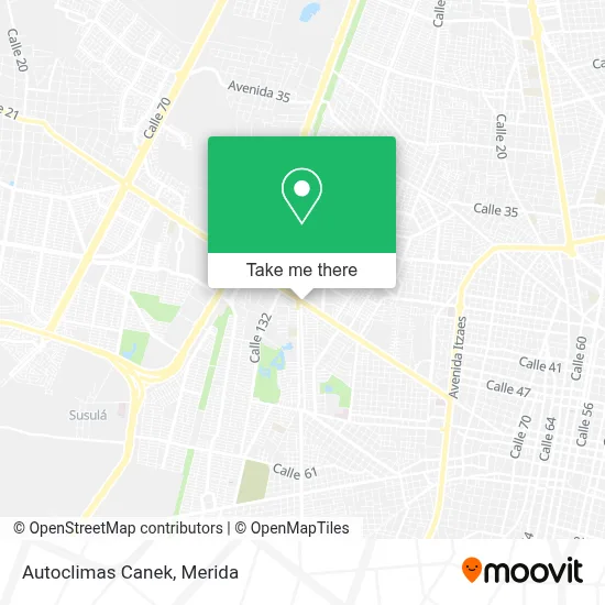 Autoclimas Canek map