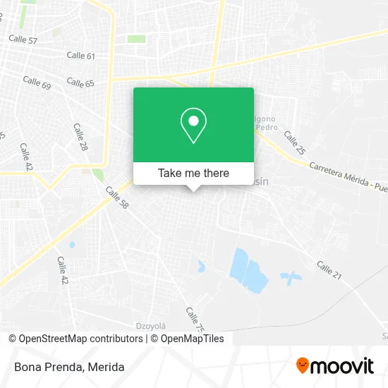 Bona Prenda map