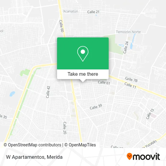 W Apartamentos map