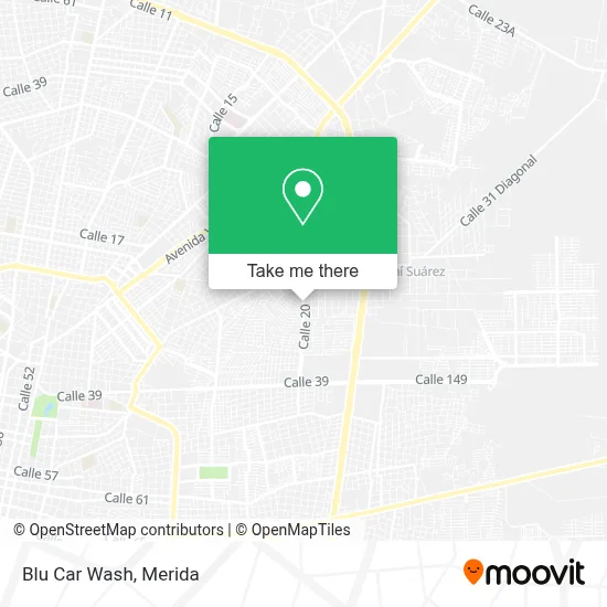 Blu Car Wash map