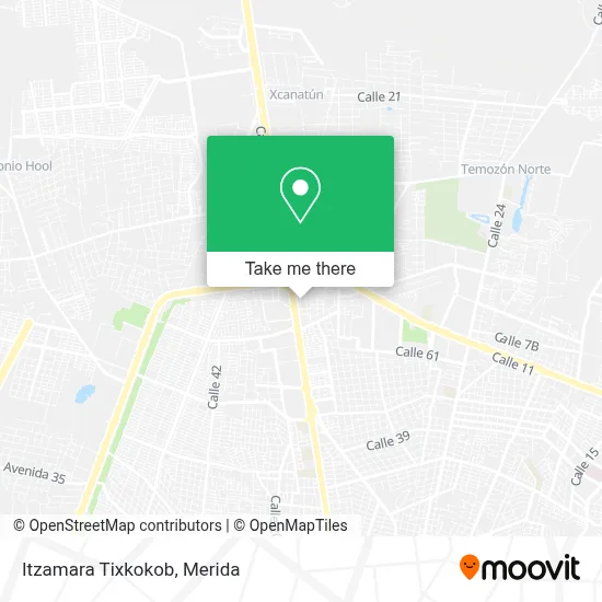 Itzamara Tixkokob map