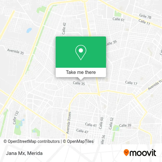 Jana Mx map