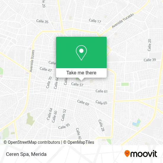 Ceren Spa map