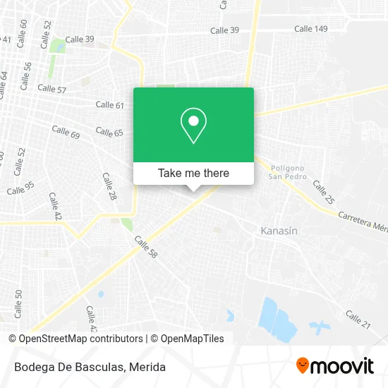 Bodega De Basculas map