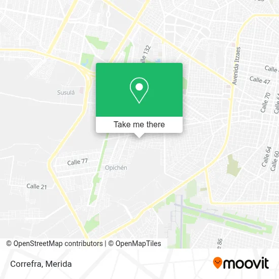 Correfra map