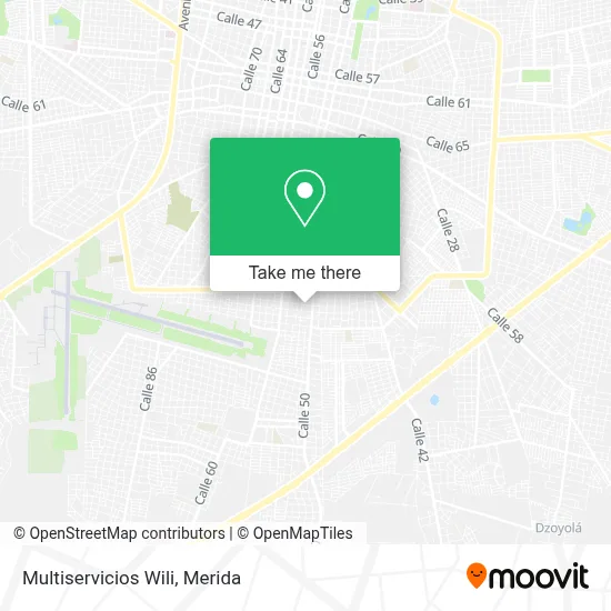 Multiservicios Wili map