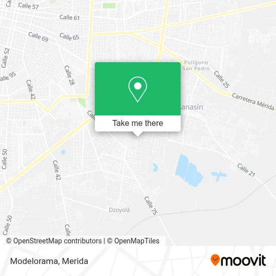 Modelorama map