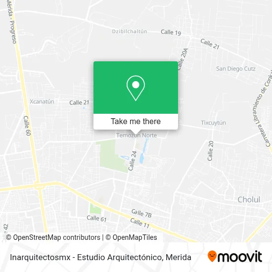 Inarquitectosmx - Estudio Arquitectónico map