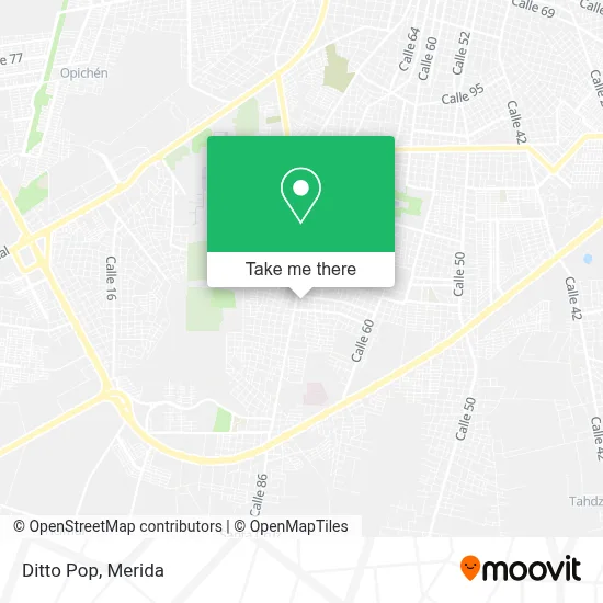 Ditto Pop map
