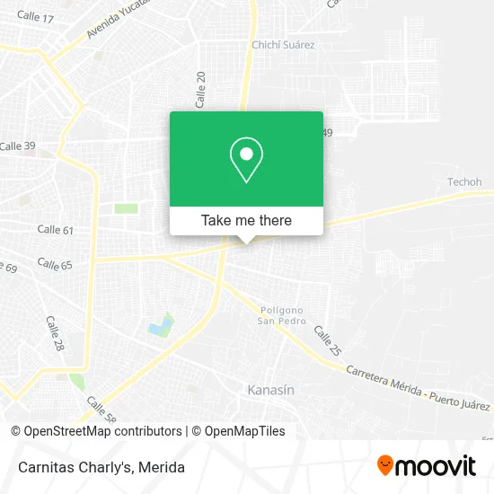 Carnitas Charly's map