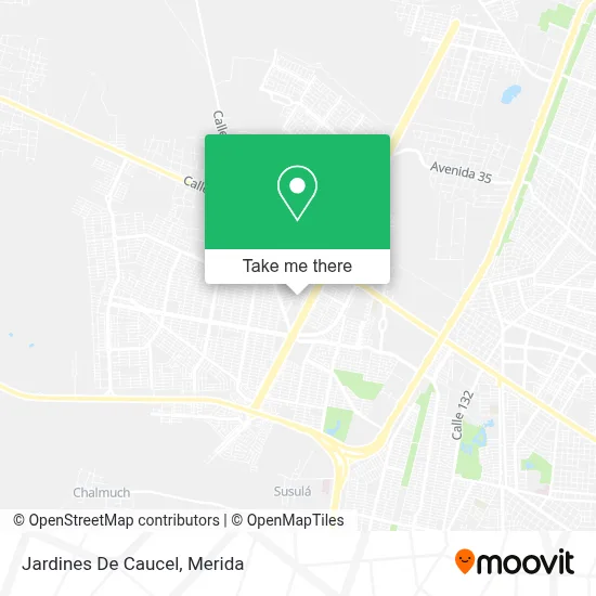 Jardines De Caucel map
