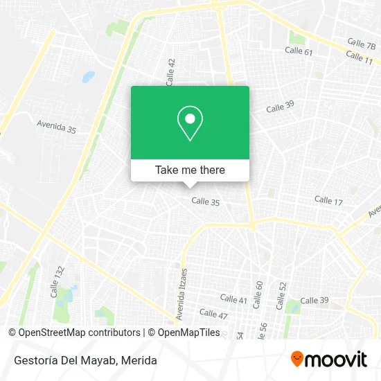 Gestoría Del Mayab map