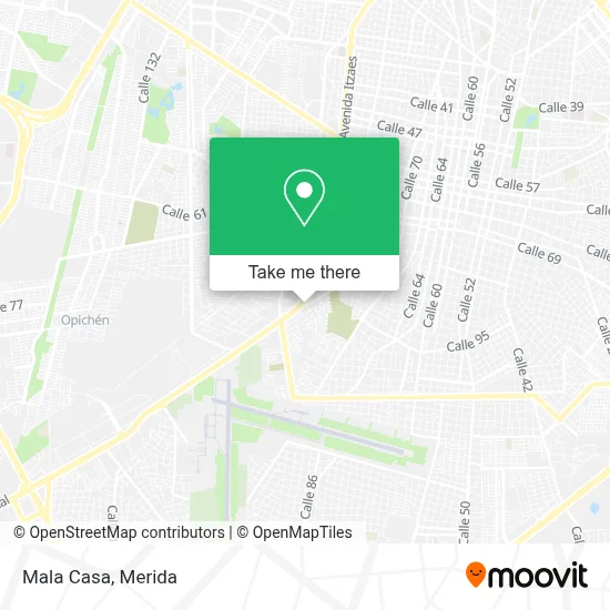 Mala Casa map
