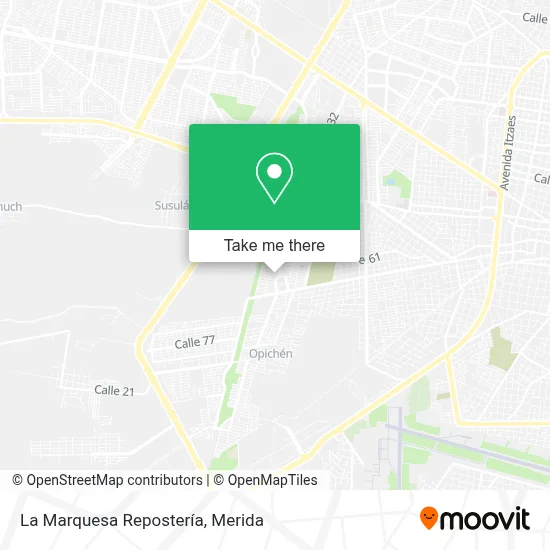 La Marquesa Repostería map