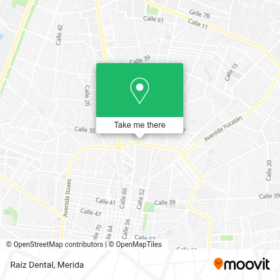 Raíz Dental map