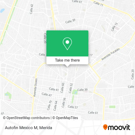 Autofin Mexico M map