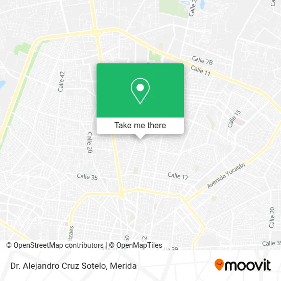 Dr. Alejandro Cruz Sotelo map