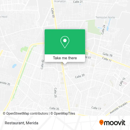 Restaurant map