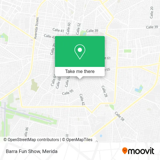 Barra Fun Show map