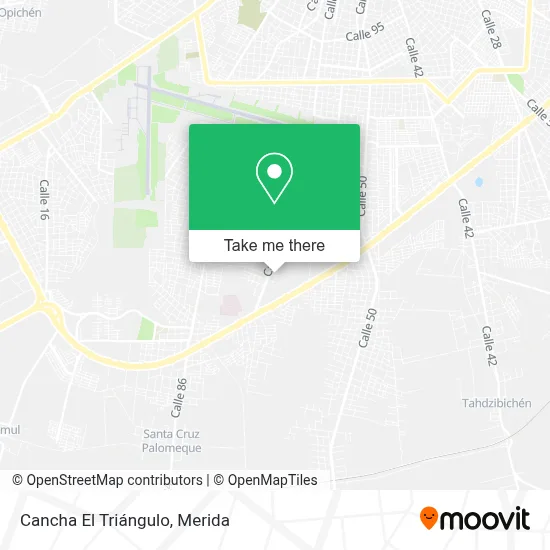 Cancha El Triángulo map