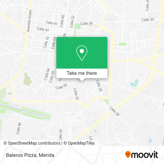 Baleros Pizza map