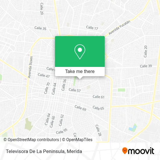 Televisora De La Peninsula map