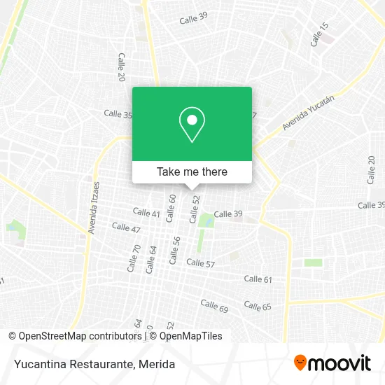 Yucantina Restaurante map