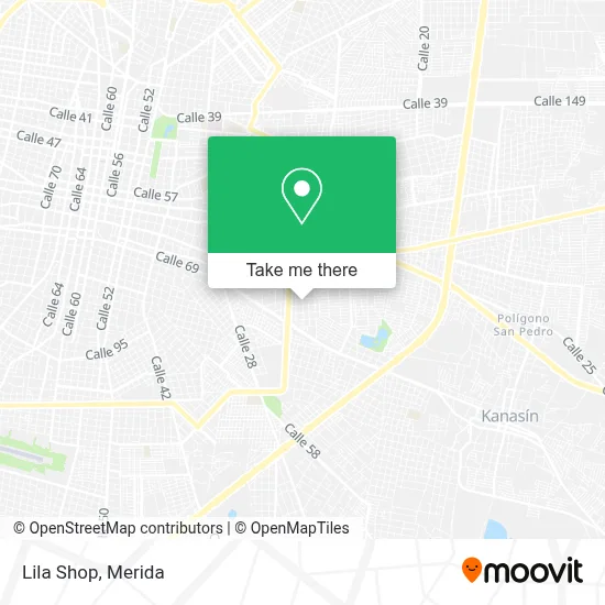 Lila Shop map
