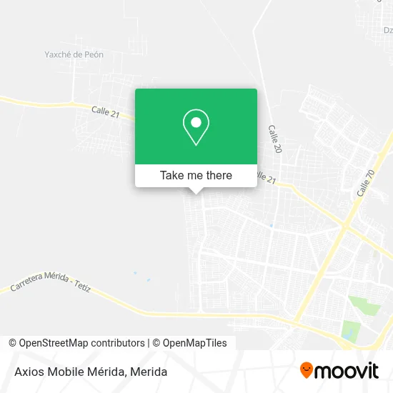 Axios Mobile Mérida map