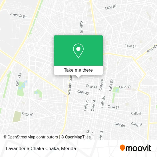 Lavandería Chaka Chaka map