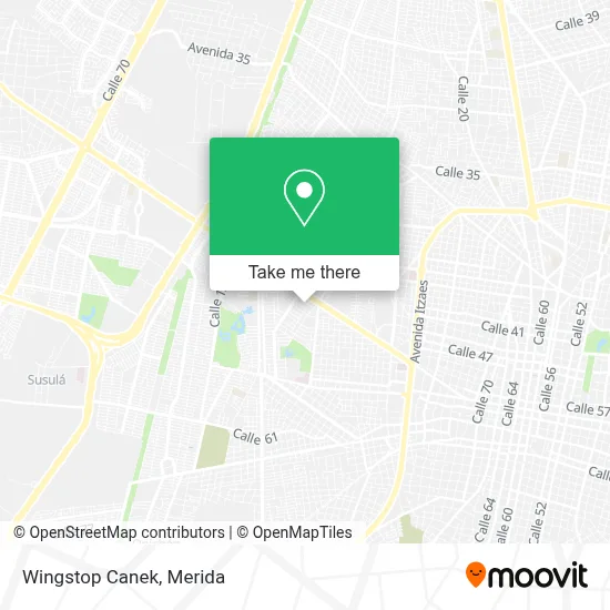 Wingstop Canek map