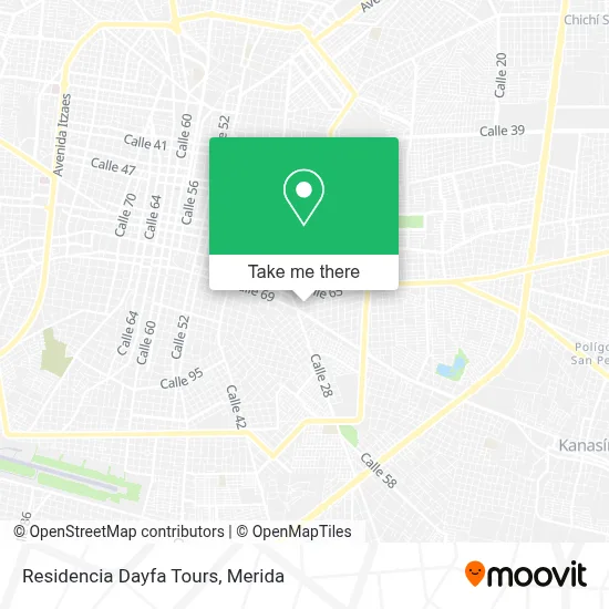 Residencia Dayfa Tours map